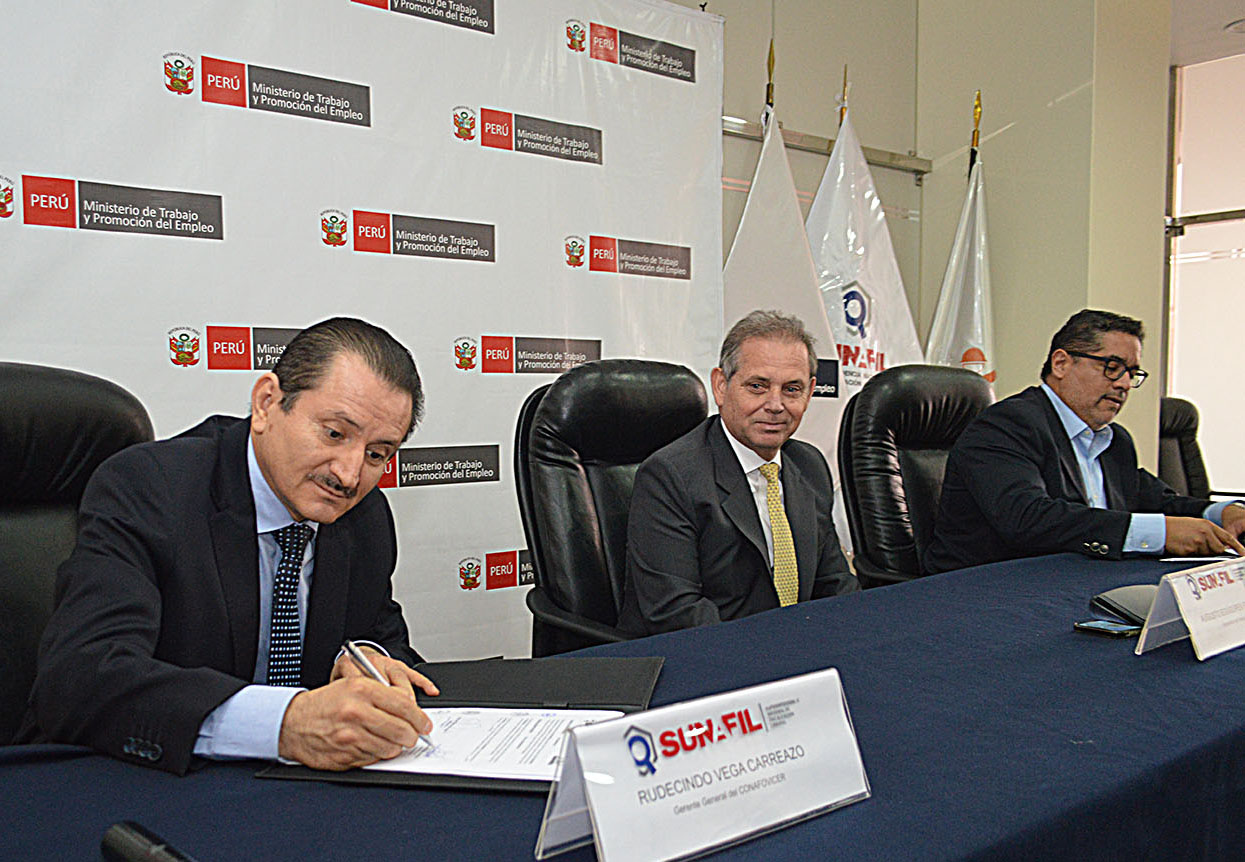 Firma convenio sunafil